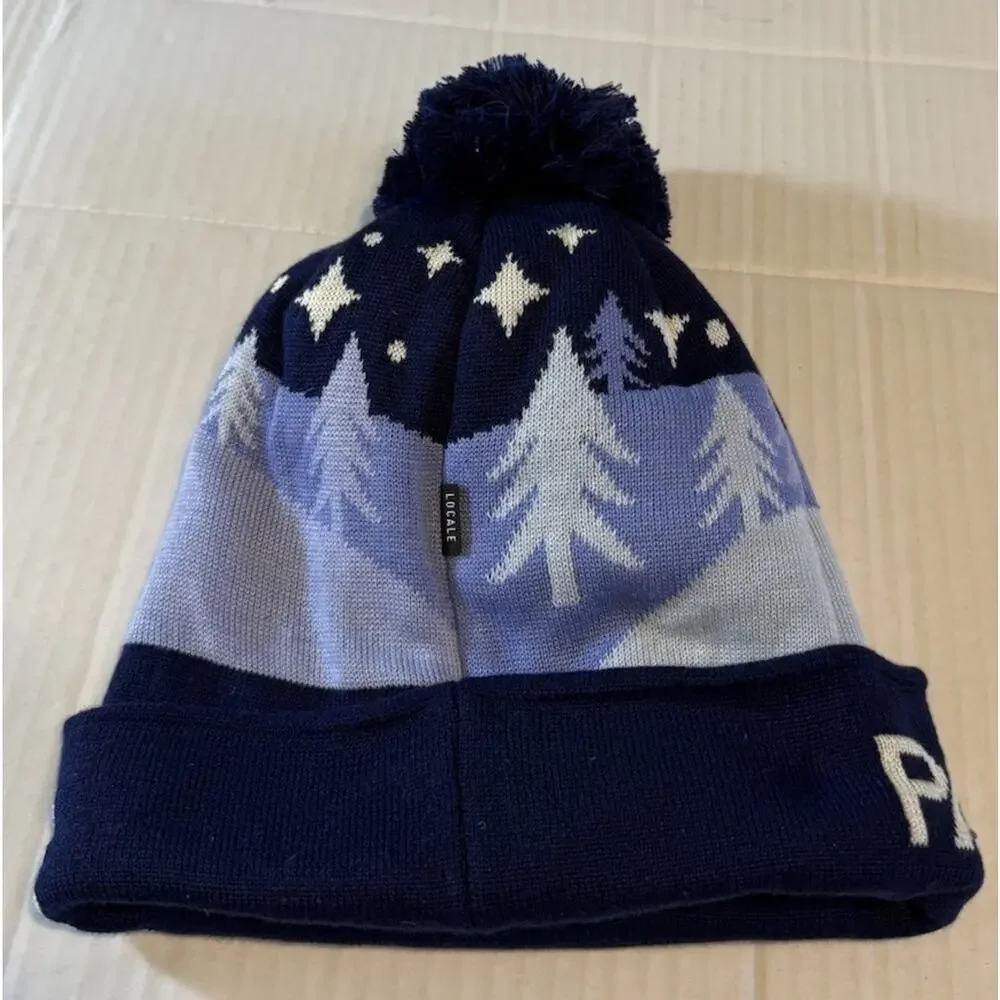 Locale PALISADES TAHOE O/S Resort Pom Pom Beanie Ski Snowboard Hat